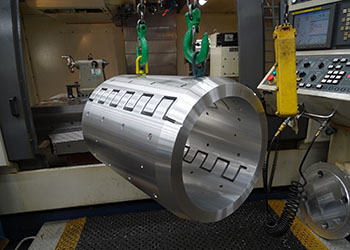 an example of Brodeur’s large capacity machining